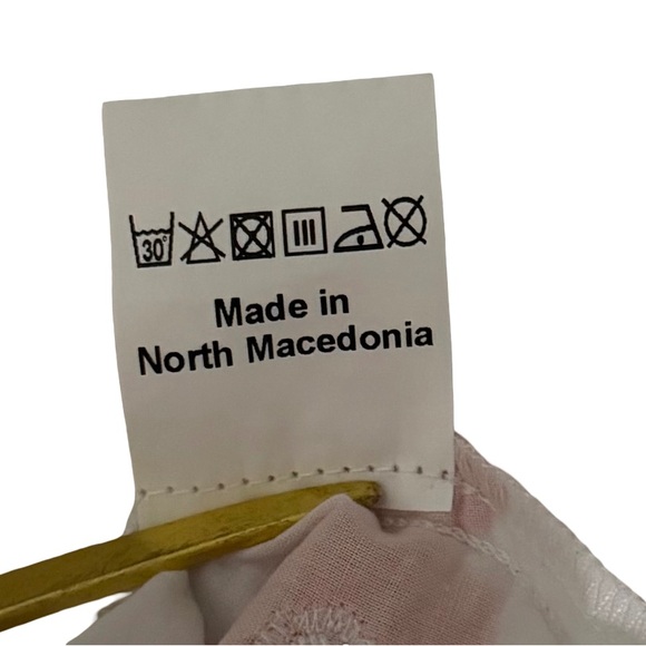 Gabrielle5 Women's Floral Blazer - White and Orange size L 100% Cotton - Picture 3 of 9